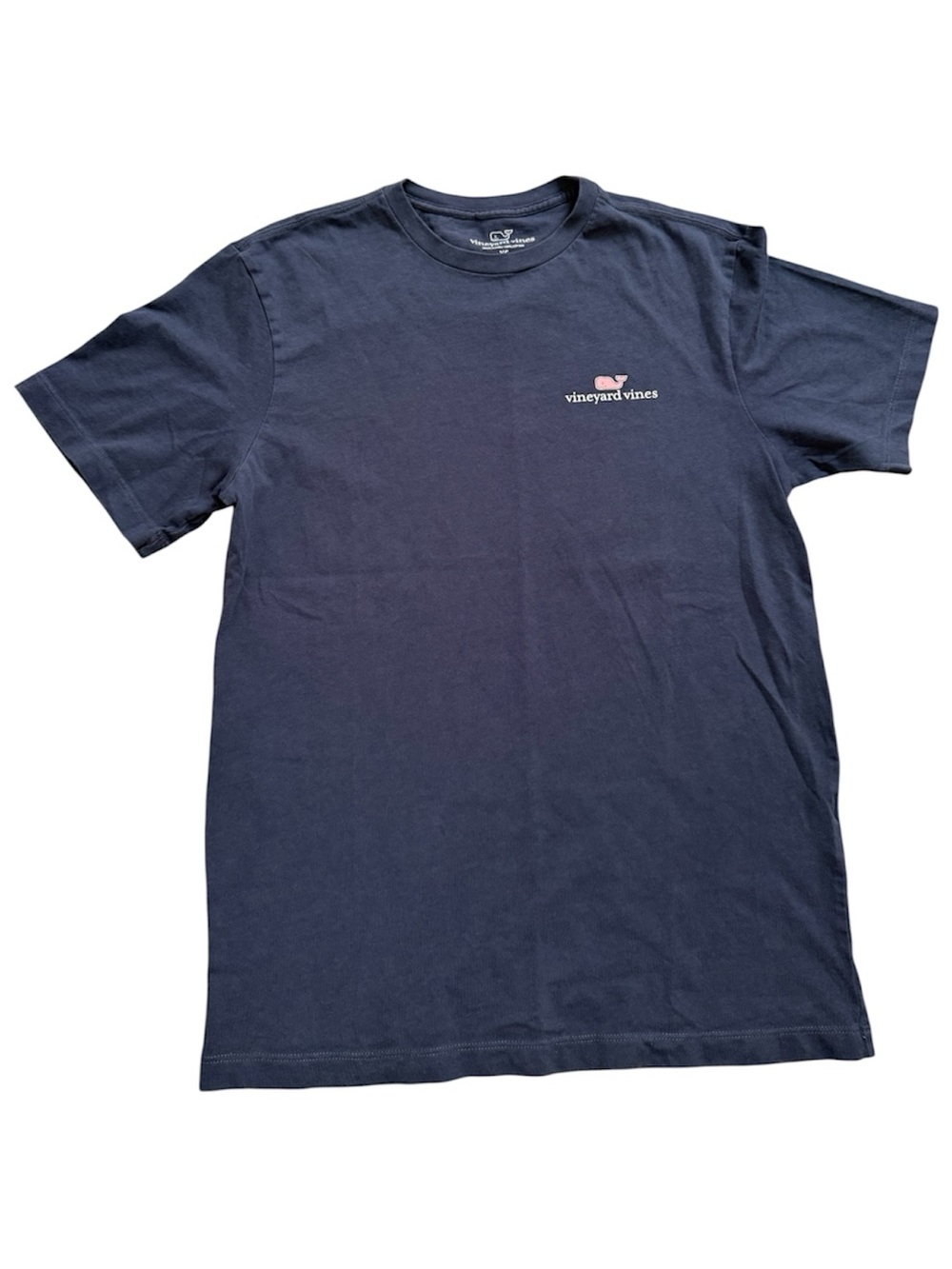 Vineyard Vines Men's Vintage Whale Graphic Short Sleeve Tee - Navy Blue XS